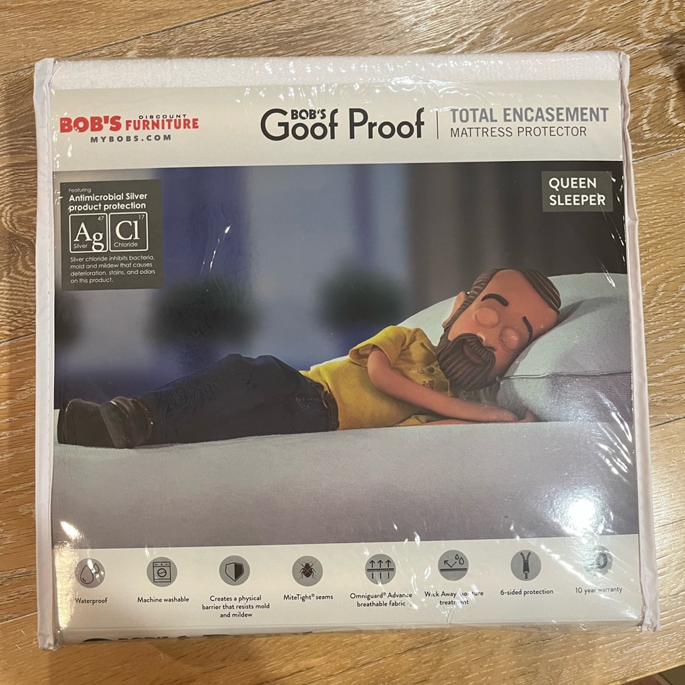 Bobs Furniture Total Encasement Queen Sleeper Mattress Protector